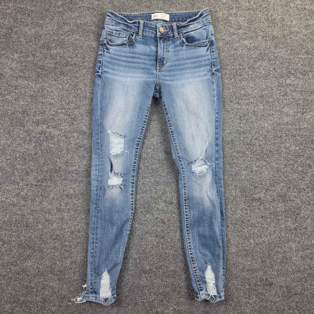 Buckle BKE Payton Ankle Skinny Jeans Womens 25 Mid Rise Universal Fit Distressed